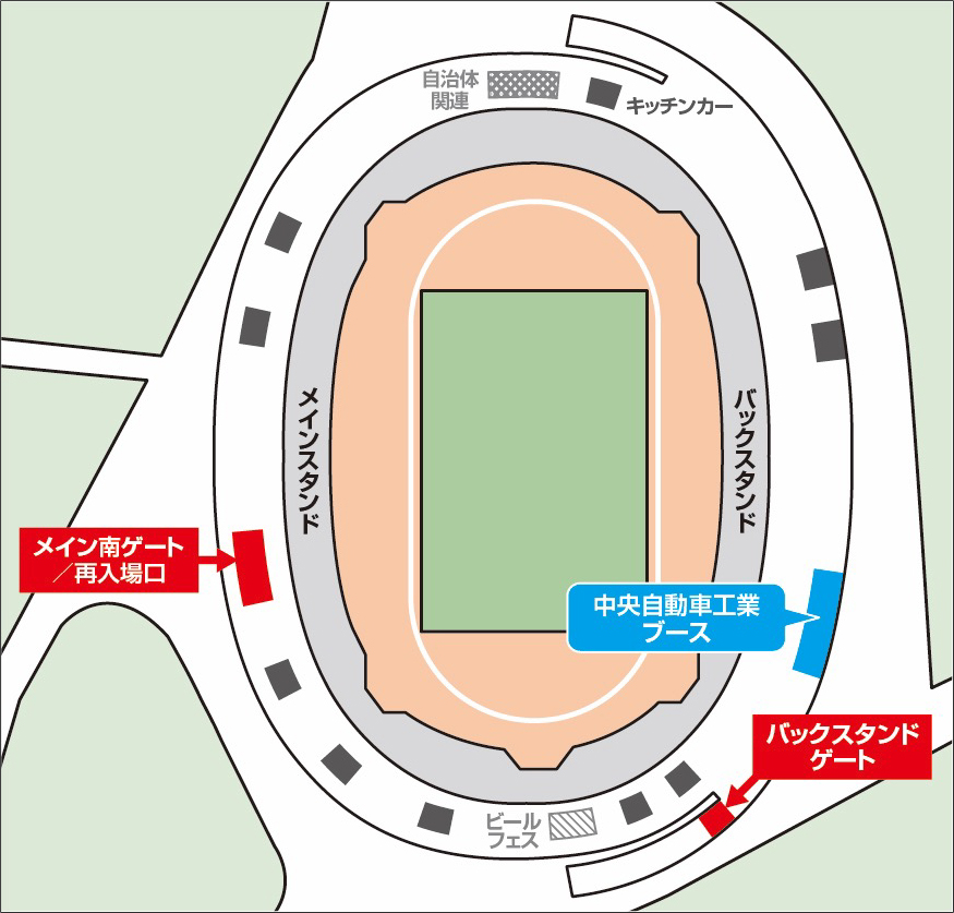 セントラルプレミアムマッチ会場地図